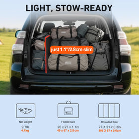 DOKIO 200W panel open at angle for efficient sun exposure.