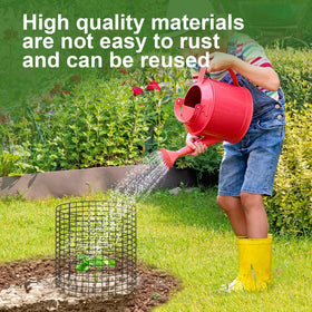 Doksving cable ties secure the cloche quickly for stable outdoor use.