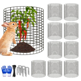 Doksving chicken wire cloche round protects delicate plants while allowing airflow and sunlight.