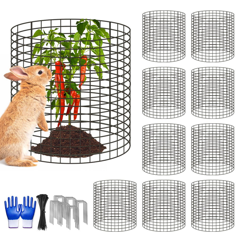 Doksving chicken wire cloche round protects delicate plants while allowing airflow and sunlight.