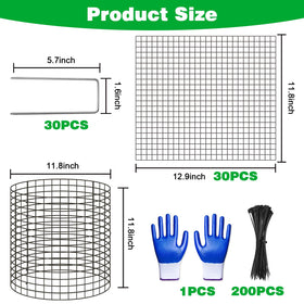 Doksving garden mesh cover offers durable, rust-resistant protection for vegetables.