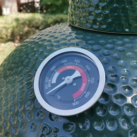 DOLAMOTY Big Green Egg thermometer with a 3.3-inch dial for precise meat temperatures