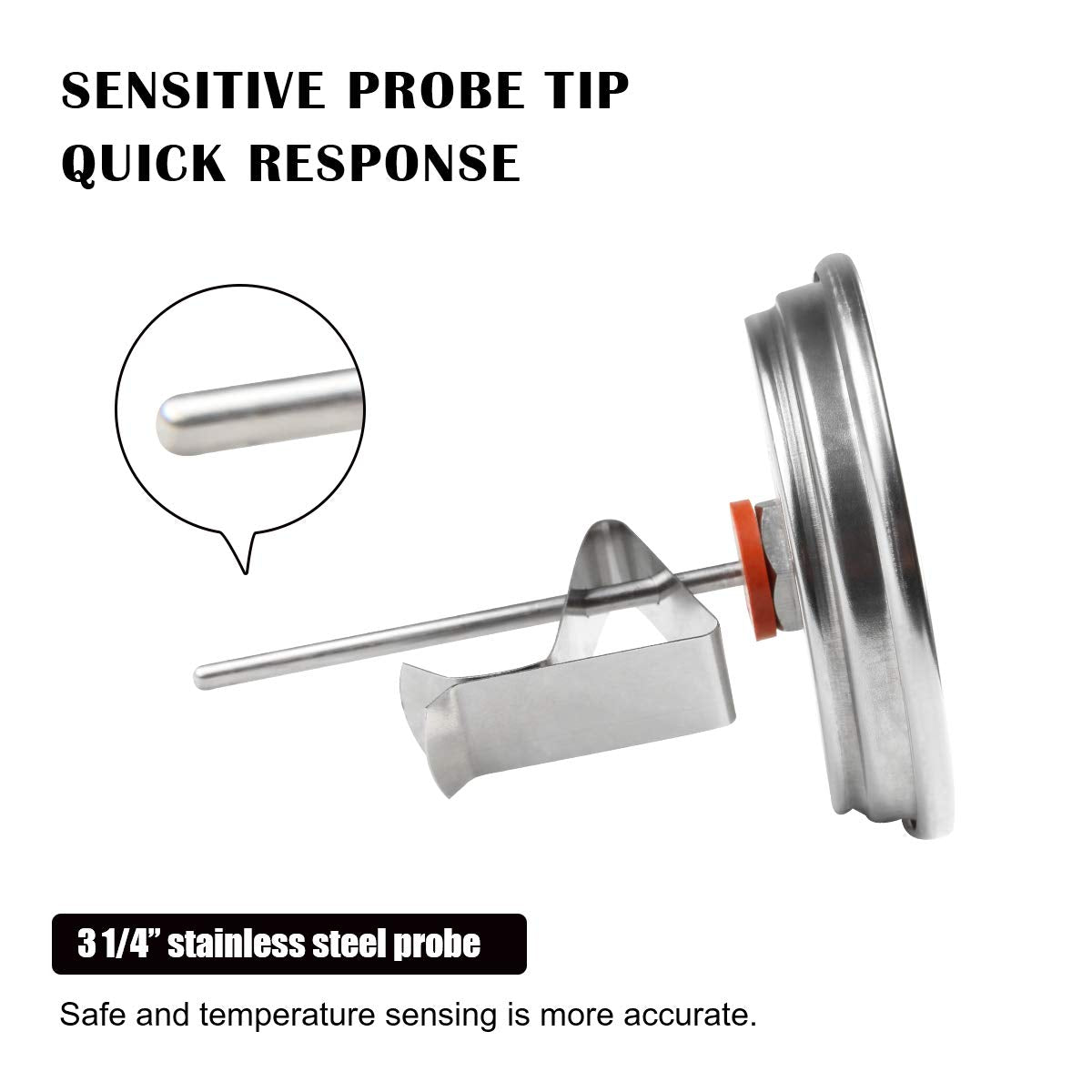 Easy clip installation for the DOLAMOTY thermometer inside the Egg