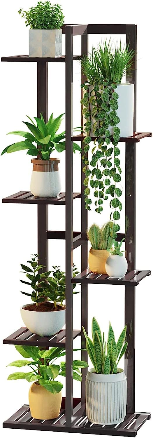 DolceLuna plant stand 6-tier with easy assembly for organized display.