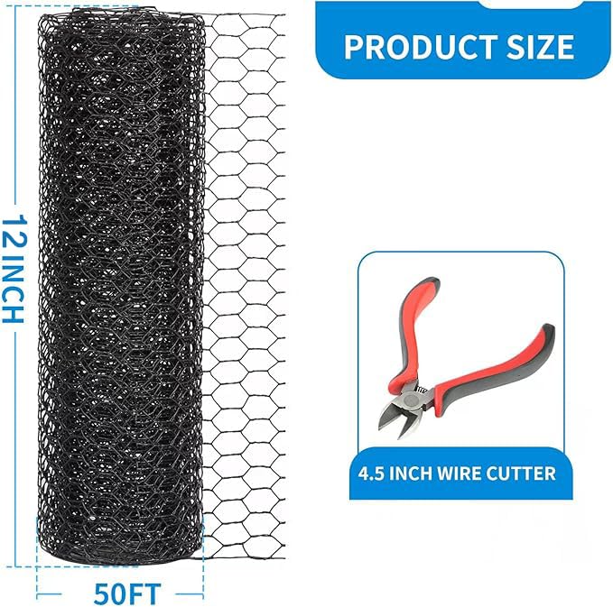 DOLEMODUO 1-inch mesh close-up showing corrosion-resistant 19GA wire
