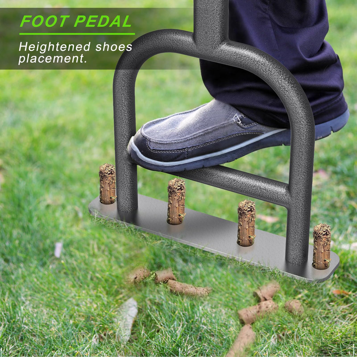 3.5 inch cores from Dolibest aerator for deep, effective aeration