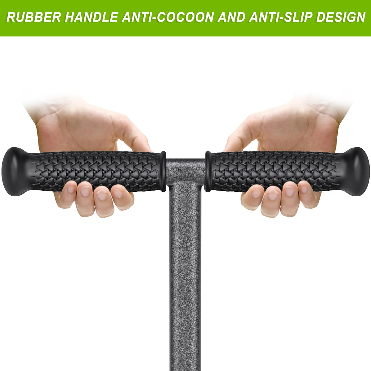 Dolibest soft rubber grip minimizes hand fatigue during extended aeration sessions.