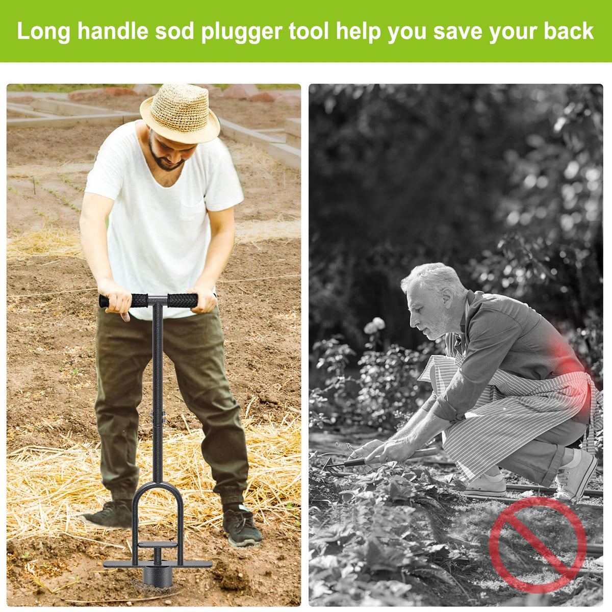 Durable steel construction of Dolibest plugger for years of outdoor use.