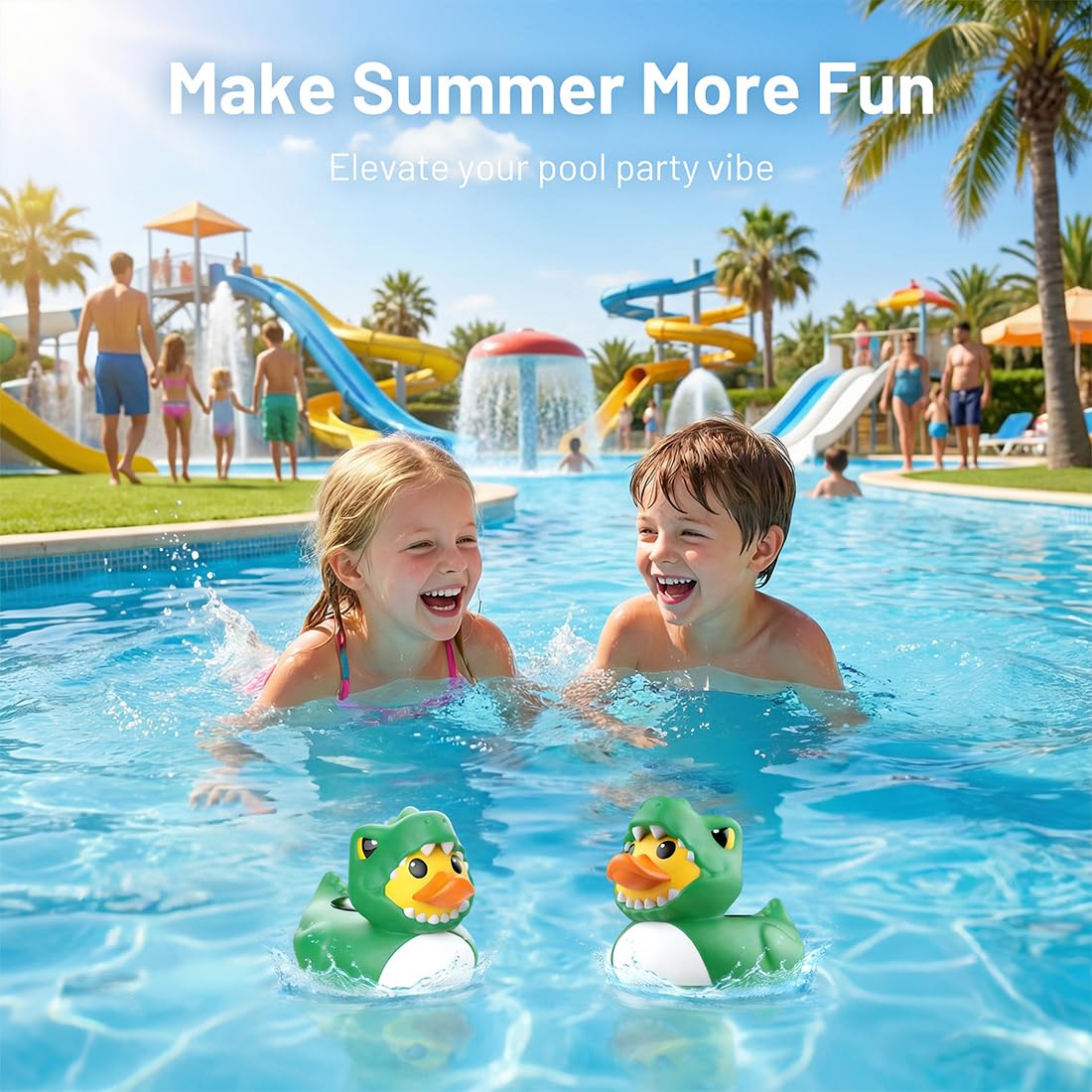 DoliWish waterproof, durable construction withstands splashes and chlorine for long-lasting use.