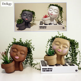 Dolkgy gift ready face pot set suits birthdays and housewarmings