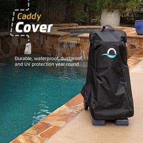 Dolphin Classic Caddy Cover material closeup highlights heavy-duty vinyl for outdoor use.