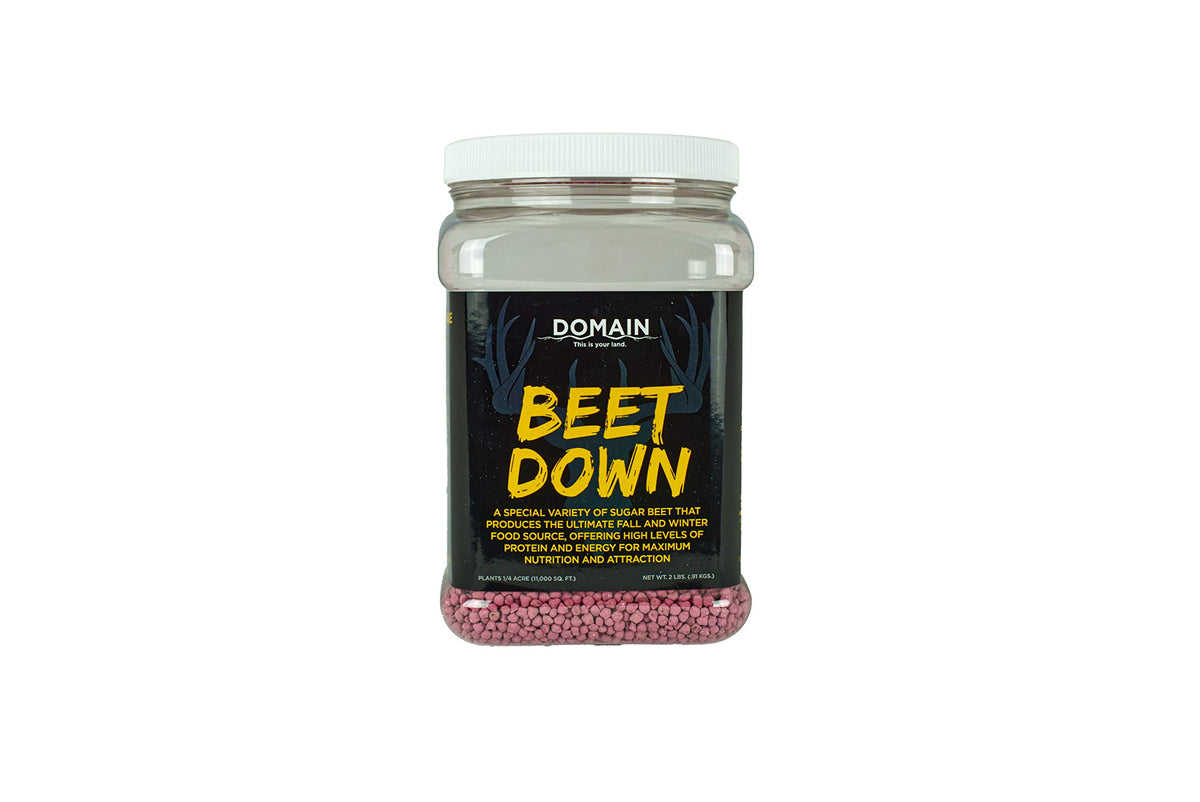 Domain This Is Your Land Beet Down seed packet supports early forage growth
