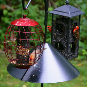 Domensi baffle installs quickly without removing the feeder.