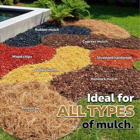 Dominator Mulch Anchor spray application over mulch to reduce washout.