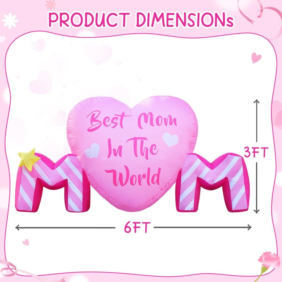 DomKom inflatable features double-coated fabric and strong stitching for outdoor durability