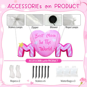 DomKom Mother's Day inflatable suited for parties, birthdays, and family gatherings