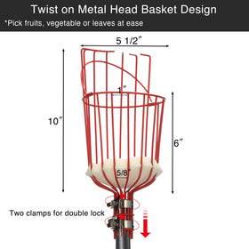 DonSail adjustable-length view highlighting 35-150 inch range for tall trees.