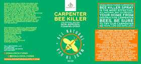 Donaldson Farms Carpenter Bee Spray outdoor maintenance with eco-friendly formula.