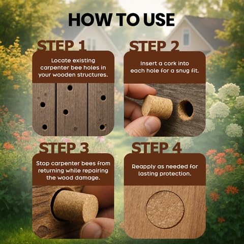 Sustainable cork from Donaldson Farms helps eco-friendly wood care.