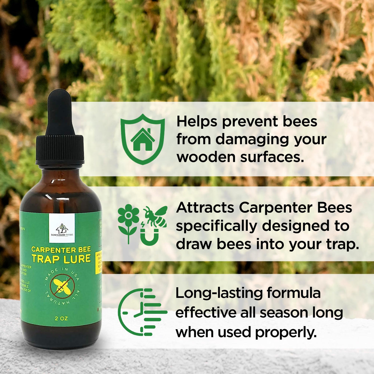 Donaldson Farms usa-made natural lure supports eco-friendly home pest management