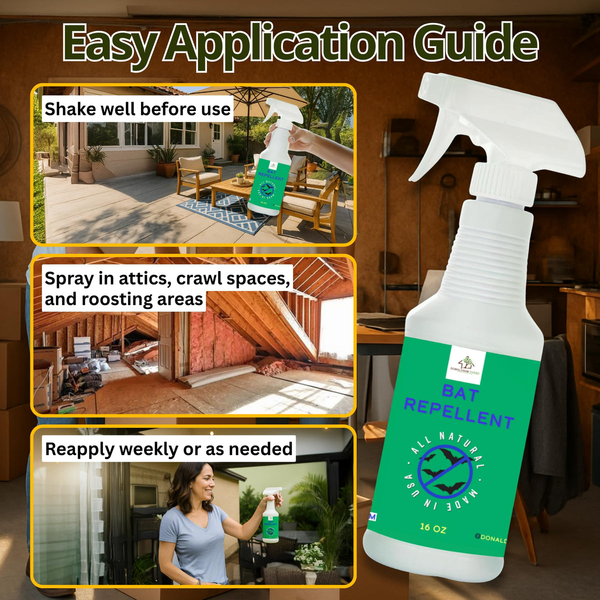 Donaldson Farms Versatile Compatibility fits any outdoor area around home or barn.