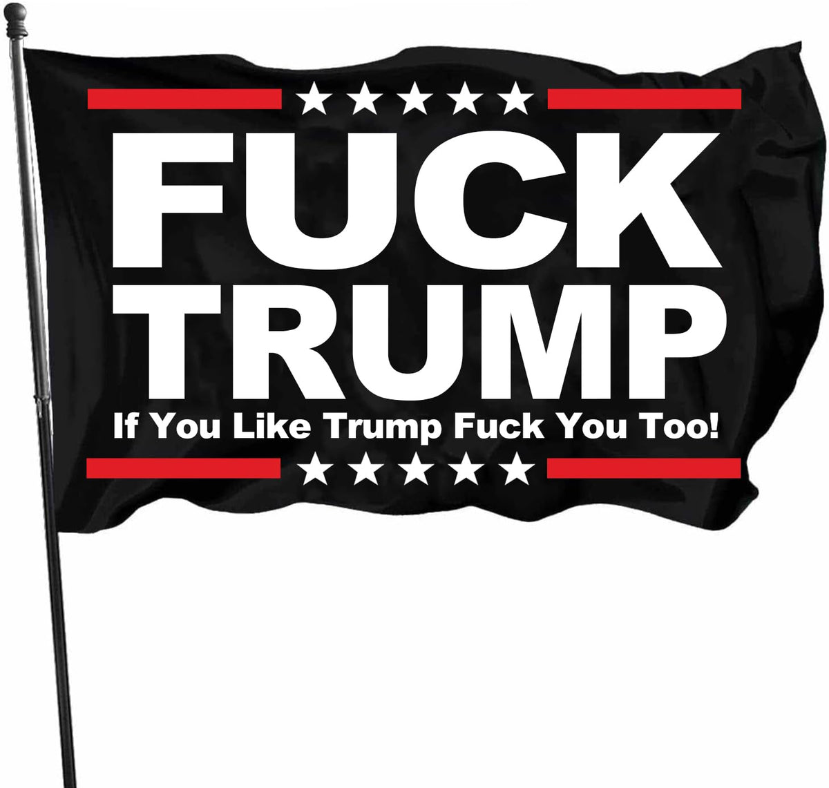 Doncida fuck-trump-flag-3x5 for outdoor displays with vivid colors and durable build
