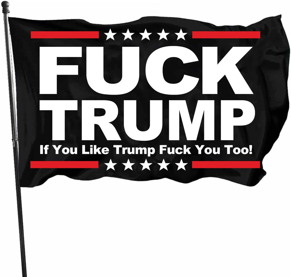 Doncida fuck-trump-flag-3x5 for outdoor displays with vivid colors and durable build