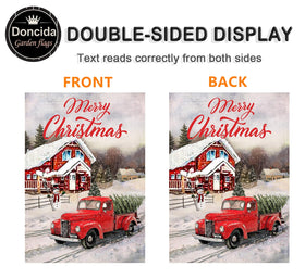 Doncida fall design garden flag adds cozy seasonal charm