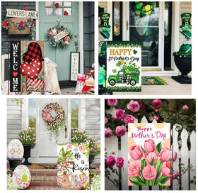 Doncida valentines-design garden flag accents romance outdoors