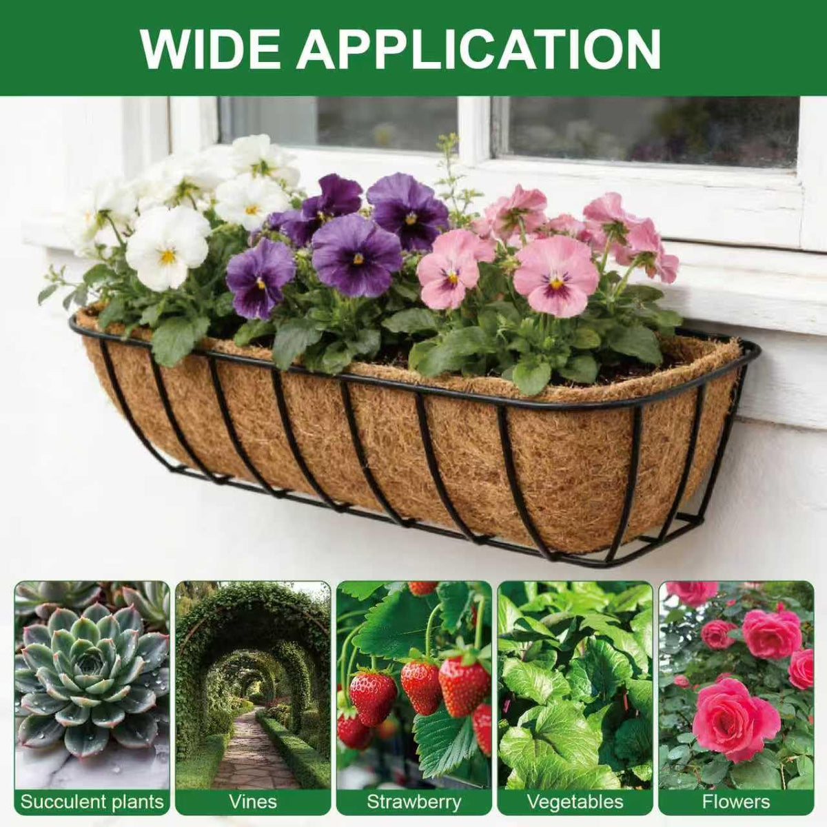 DONGXYTWH pre-formed liner design enables quick, secure installation on planters.