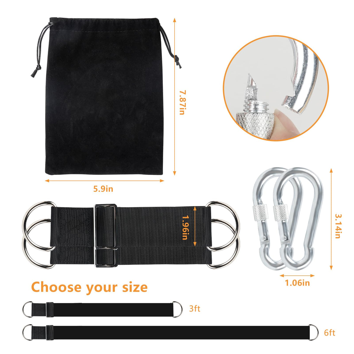 DONILIGA outdoor and indoor use for versatile hanging setups.