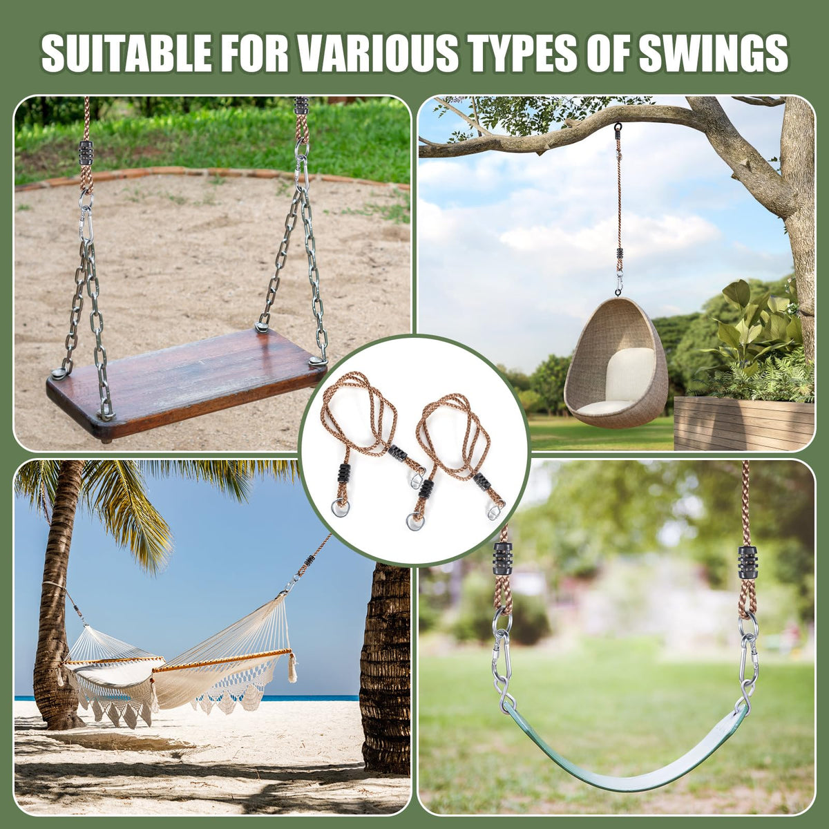DONILIGA weather-resistant PE material withstands outdoor conditions.