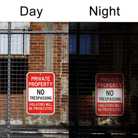 Doninex four-pack packaging view highlighting multi-sign setup for property borders.