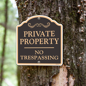 Doninex outdoor durability sign built to withstand weather and seasons.