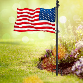 DonSail rotating 360° flag rings prevent tangling in windy conditions