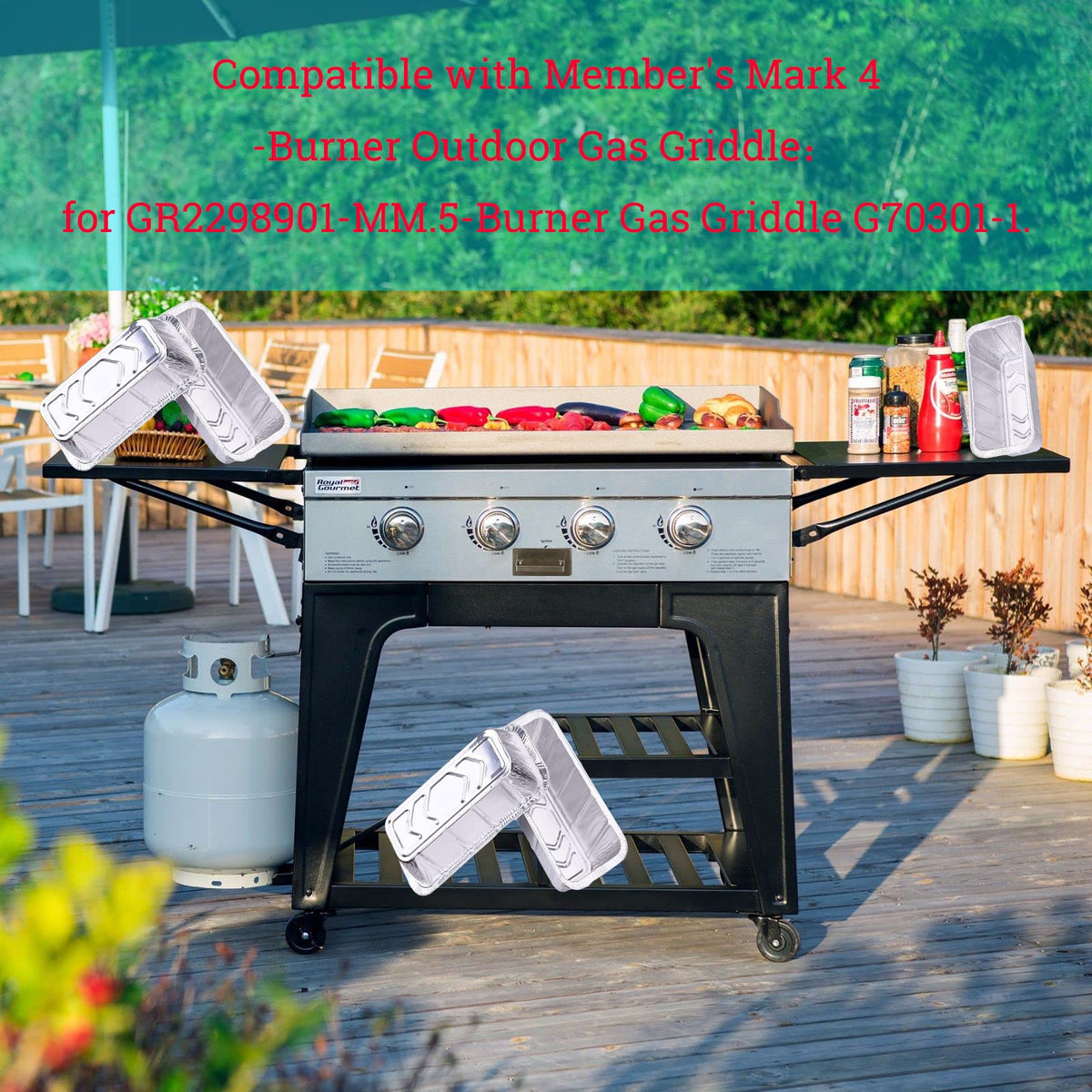 DONSIQIZZ liners make cleanup easy by allowing quick tossing after grilling.