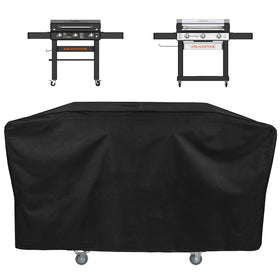 DONSIQIZZ griddle cover on 30in hooded Blackstone protects from rain and sun