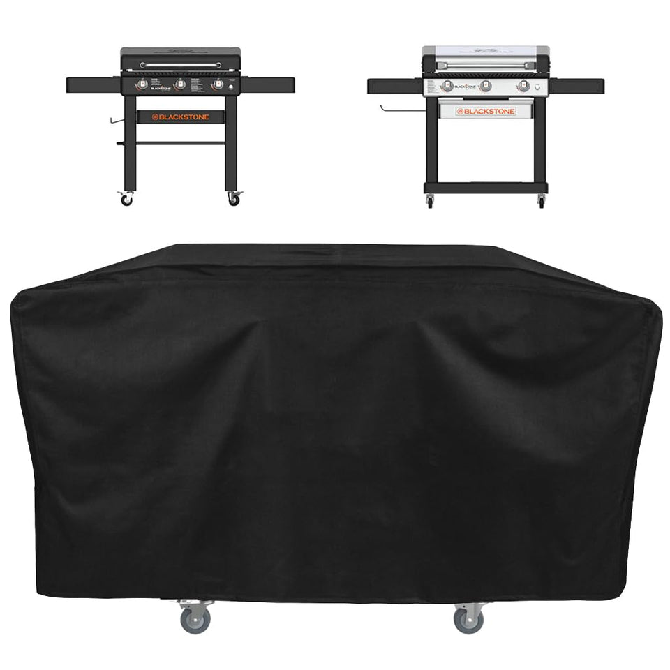 DONSIQIZZ griddle cover on 30in hooded Blackstone protects from rain and sun