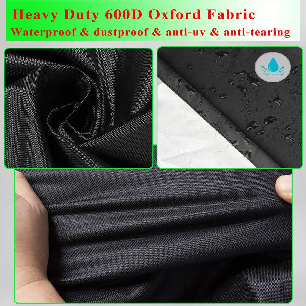 DONSIQIZZ 600D outer material close-up showing rugged durability against wind and debris