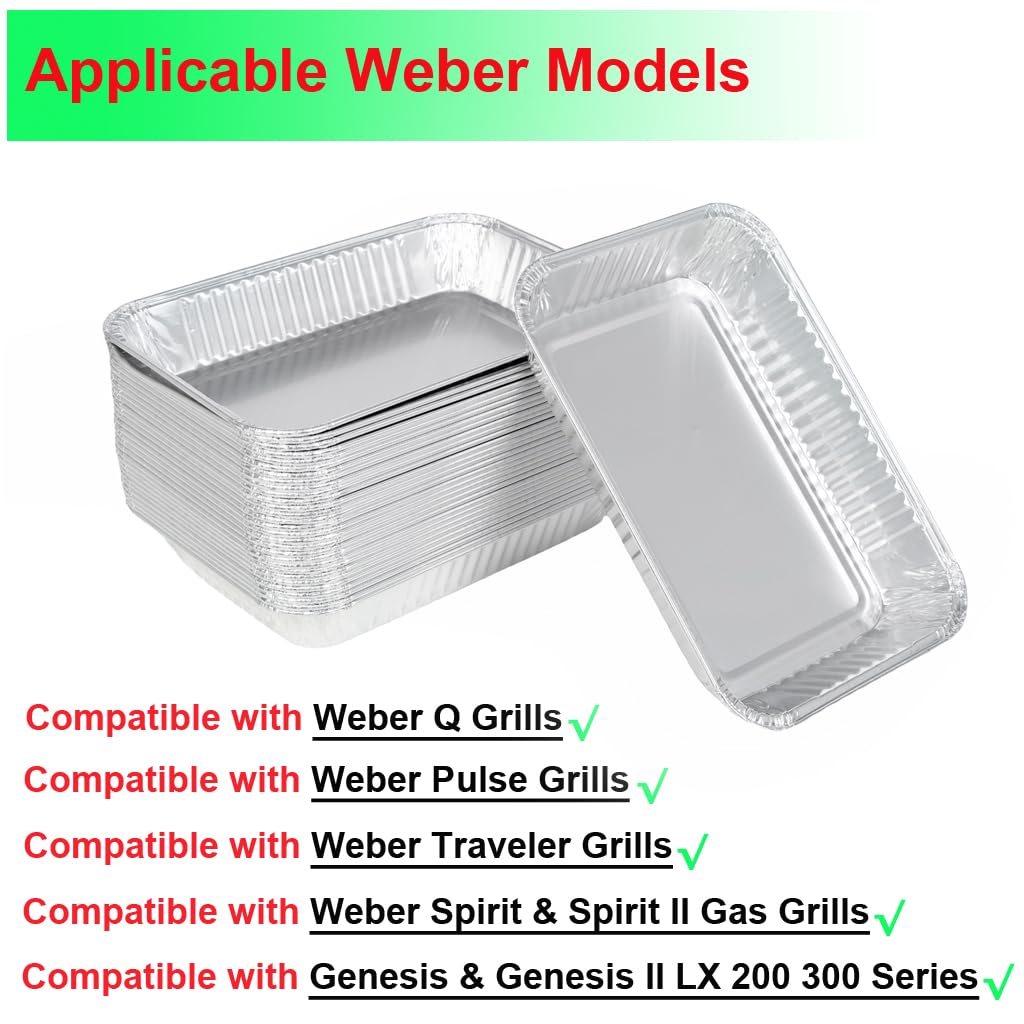 DONSIQIZZ drip pan liner for Genesis protects surfaces and minimizes mess