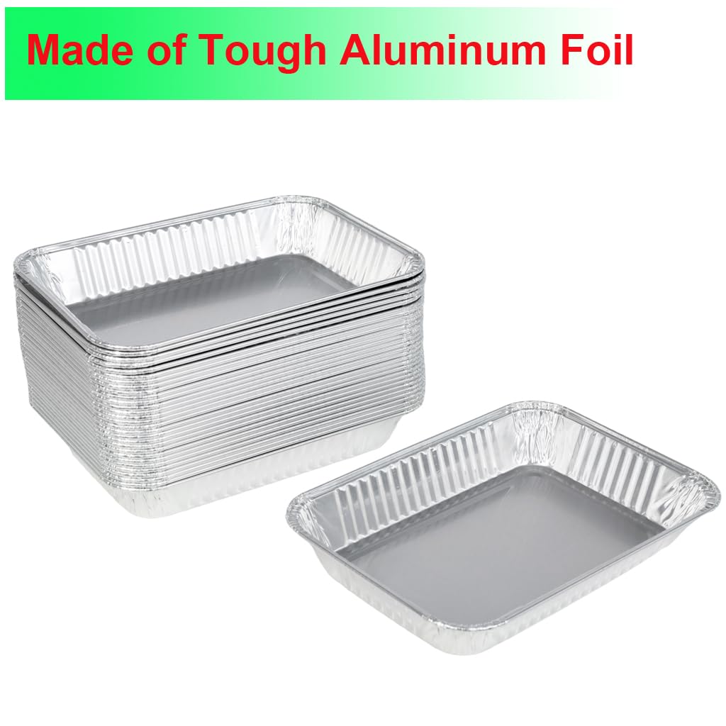 DONSIQIZZ foil liner 8.5x6 supports prep and quick postcook cleanup