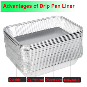 DONSIQIZZ drip pan liner for Traveler grills keeps drips contained during cooking