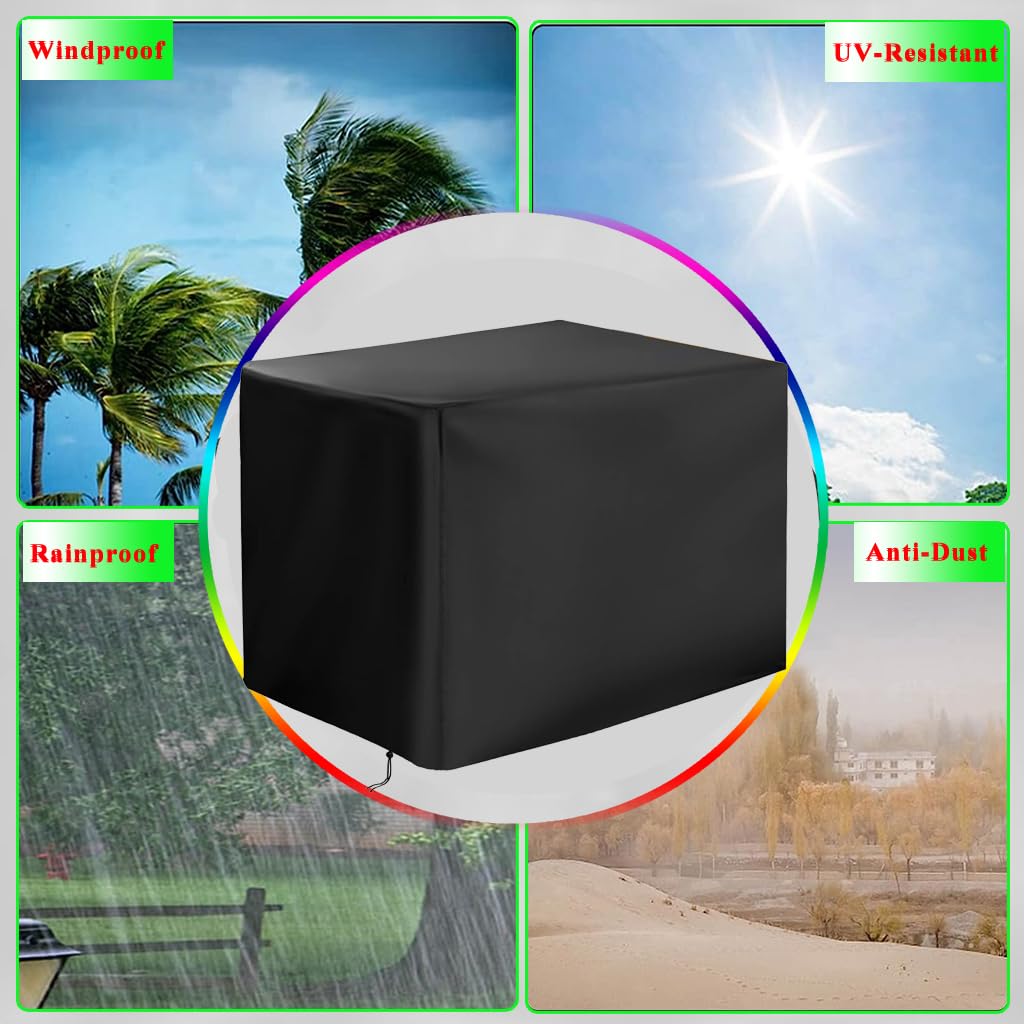 DONSIQIZZ portable, durable grill cover ready for storage after use