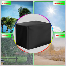 DONSIQIZZ portable, durable grill cover ready for storage after use