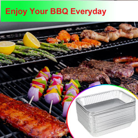 DONSIQIZZ grease pan liners help keep Weber grills cleaner between cooks