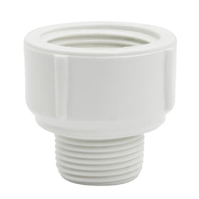 DONWAER outdoor irrigation setup using white PVC adapters.