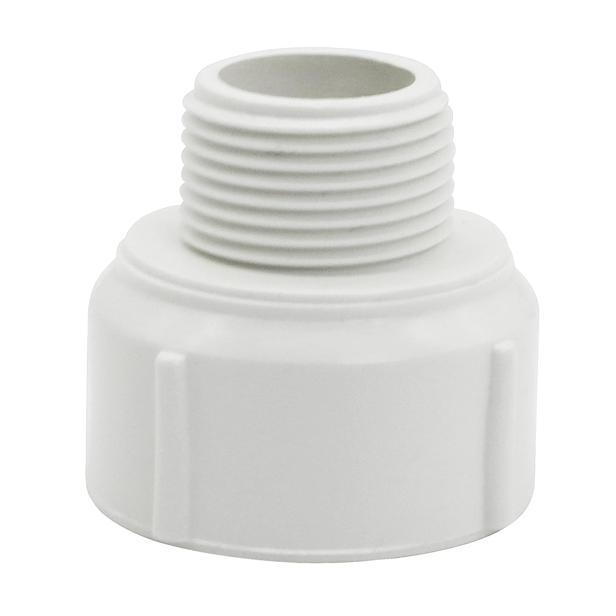 DONWAER white PVC fittings close-up highlighting durability.