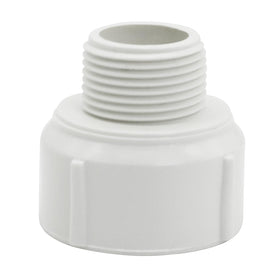 DONWAER white PVC fittings close-up highlighting durability.