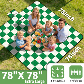 Doonly Picnic Blanket on sandproof surface keeps sand away for cleanup