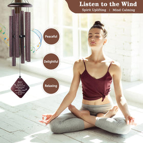 Doopeer wind chime with adjustable-tone center button offers versatile tones.